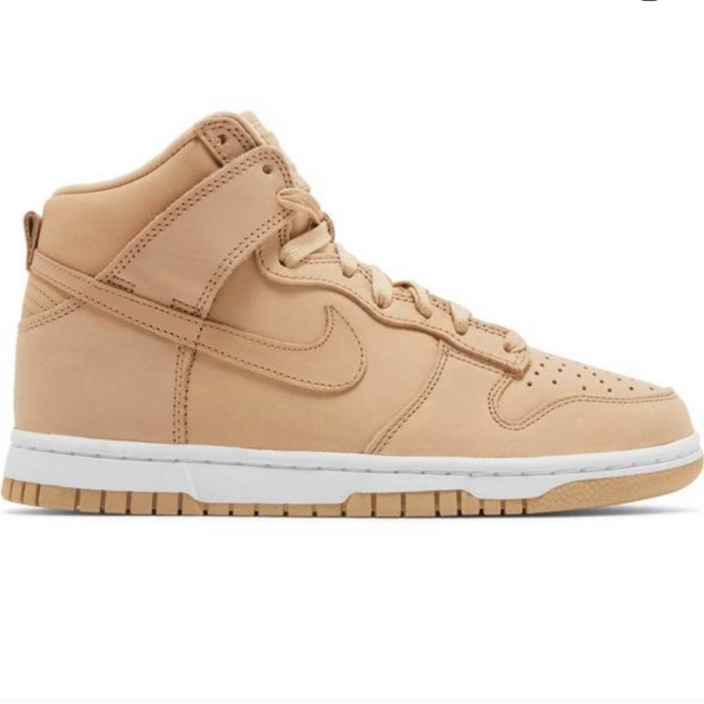 Nike Dunk high premium tan sneakers